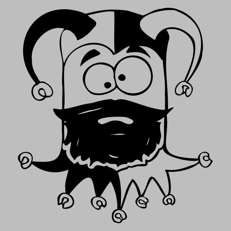 Jester squinting cube