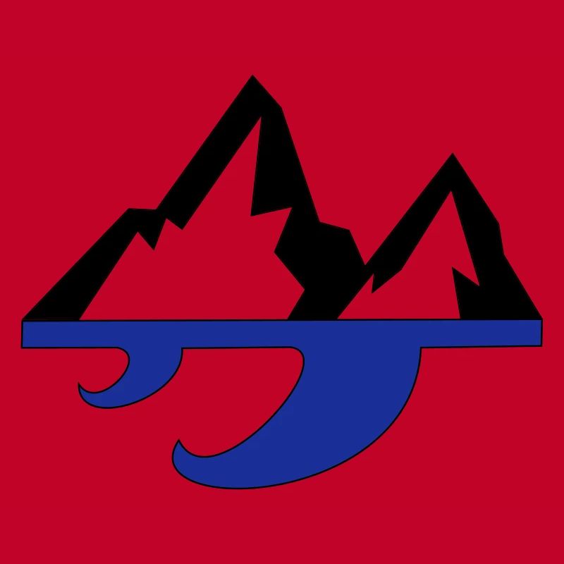 Mountain & wave
