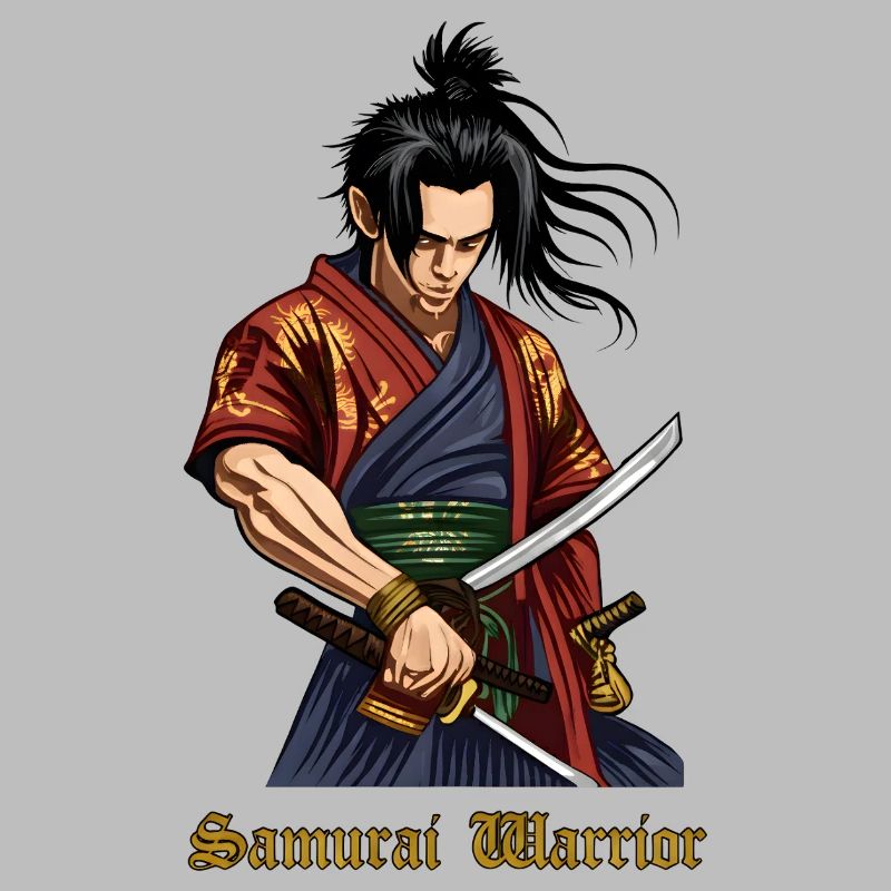 Samurai Warrior – Japanese Warrior with Katana