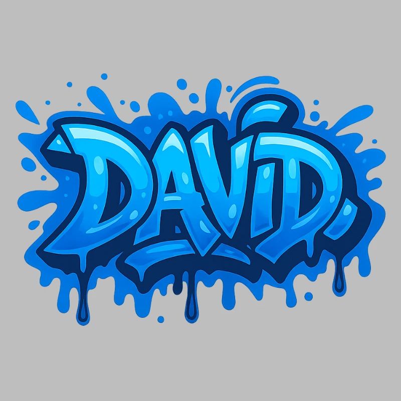 Graffiti DAVID Name Gift Ideal Printable