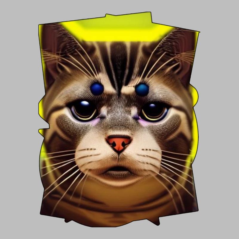 Visage de chat