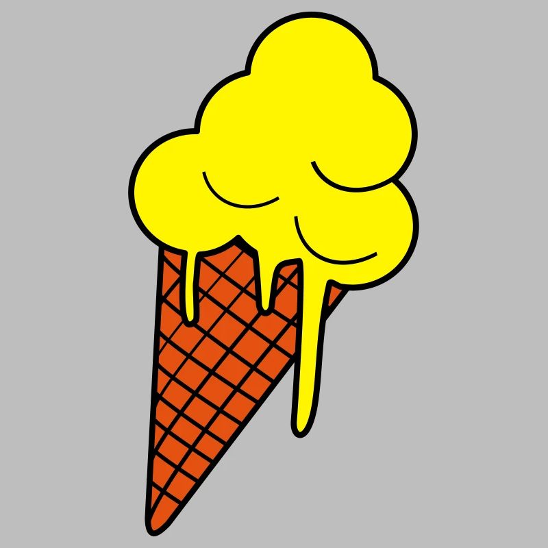 Schmelzendes Eis  Pop Art