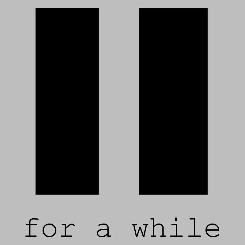 Pause for a while Ästhetik ästhetisch Geschenk