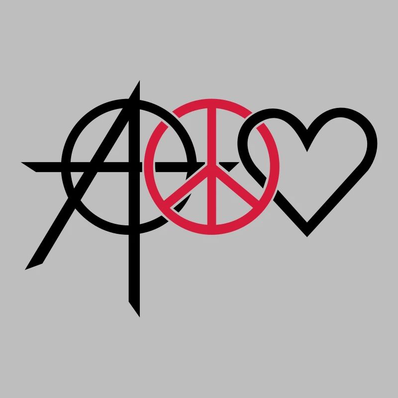 anarchy peace love (2c)