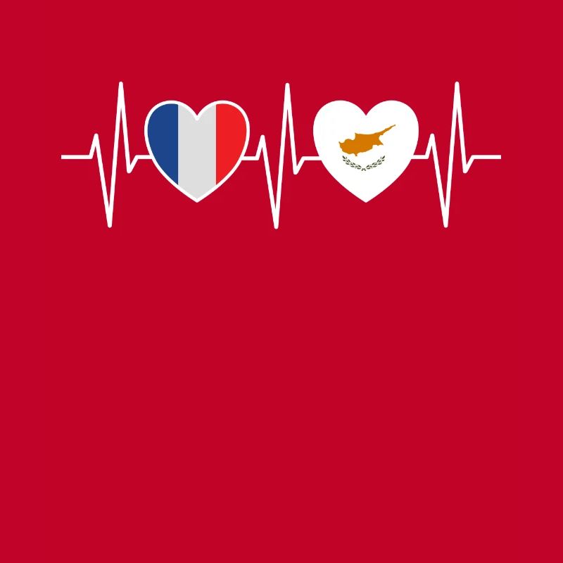 France et Chypre Drapeau chypriote Drapeaux