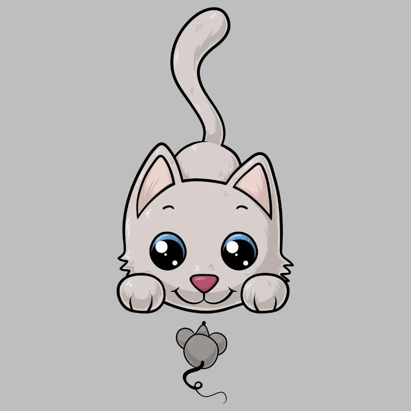 chat bande dessinée douce