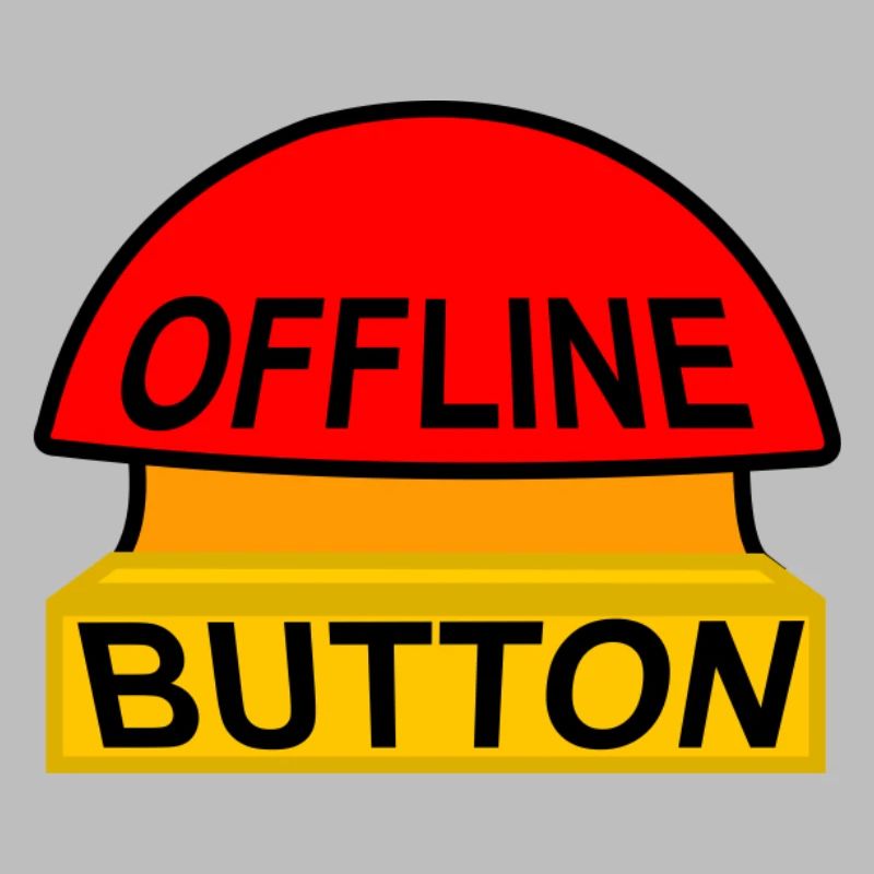 Offline-Button – Sparen Sie sich