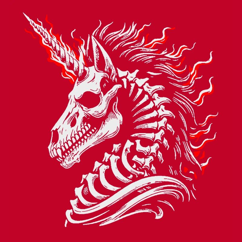Flaming Skeleton Steed
