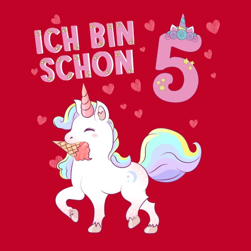 ich bin schon 5 Einhorn 