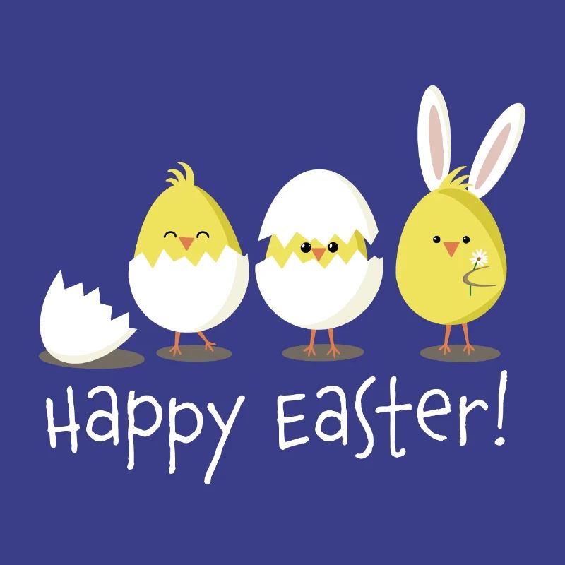 Happy Easter Chick Egg Easter Egg