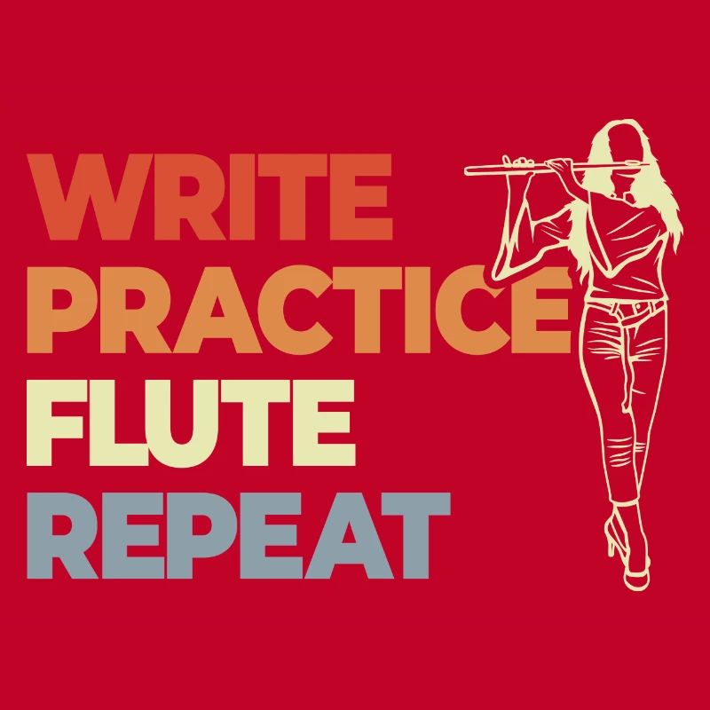 Write Practice Flute Repeat