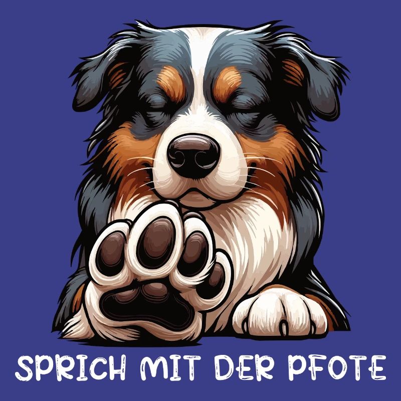 Sprich mit der Pfote Australian Shepherd Aussie 