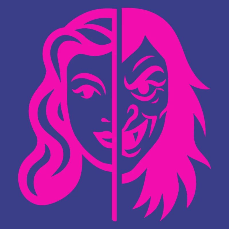 Split Face Contrast