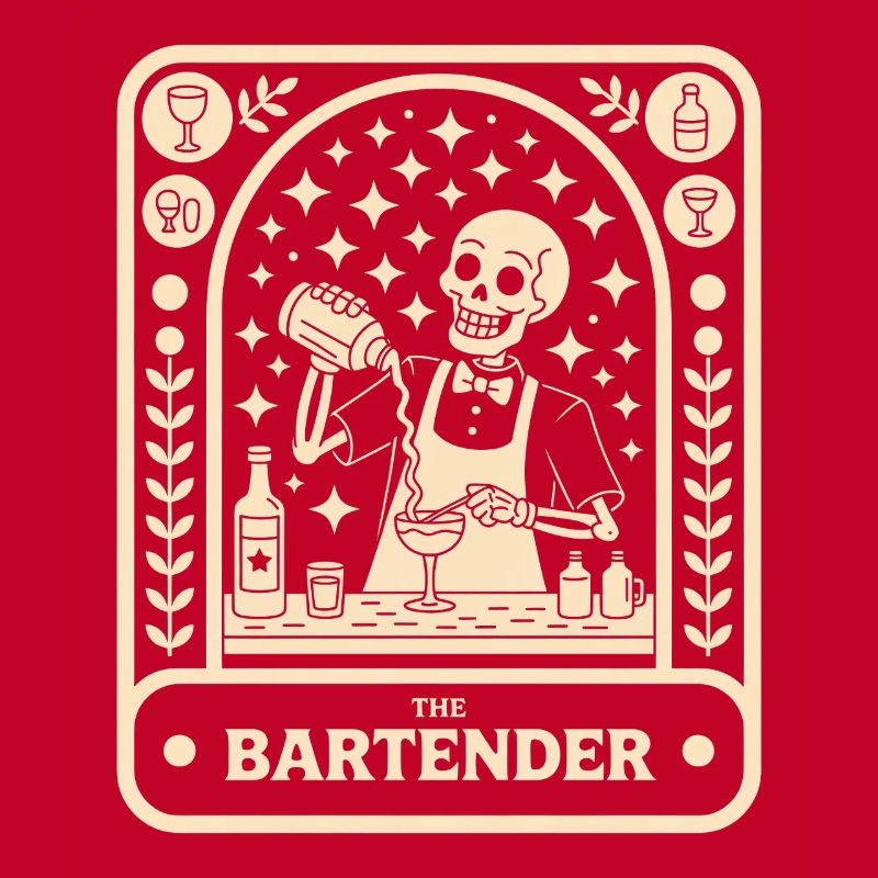 Bartender Barman The Bartender Tarot Cocktail