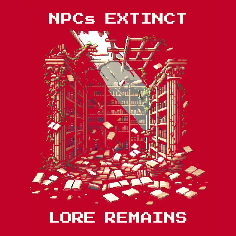 NPCs gone, lore stays | Post-apocalyptic