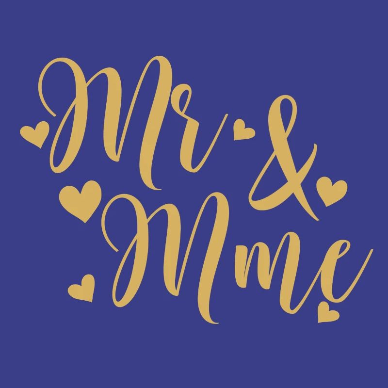 Mr And Mme script doré