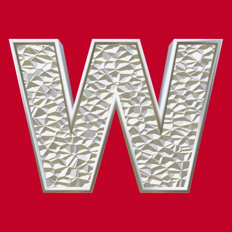 W, lettre, initiale, monogramme,