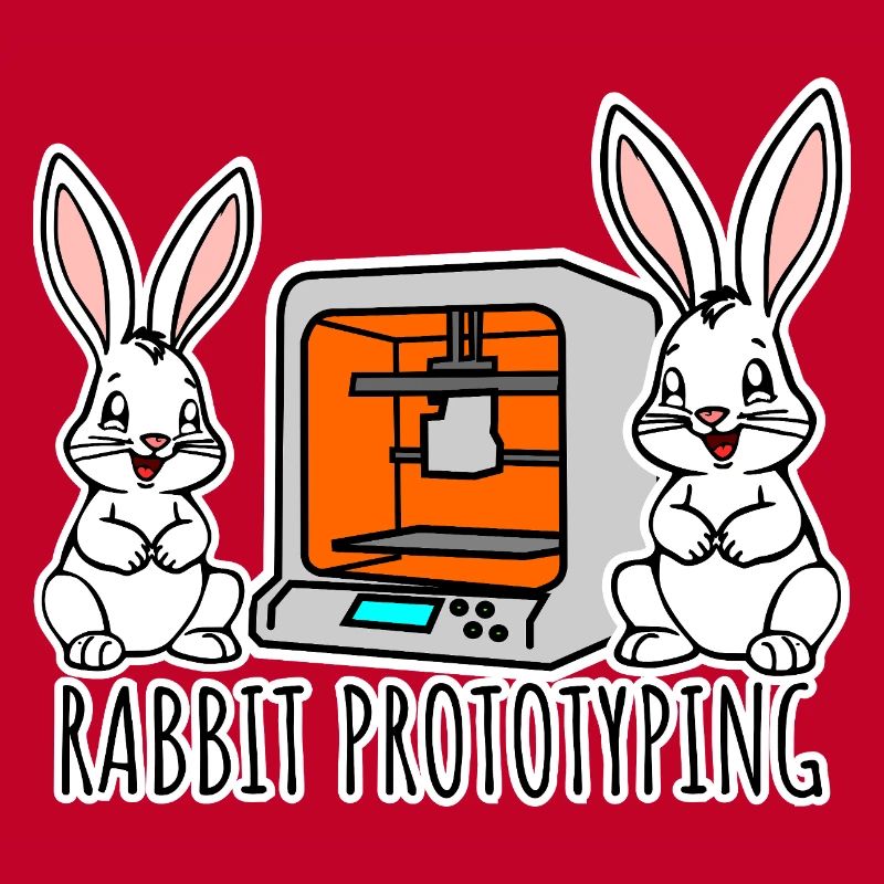 Rabbit Prototyping - Printing rabbits with 3D printer