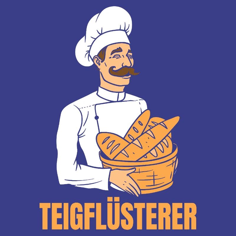 Bäcker Brotkorb Bäckermütze Teigflüsterer