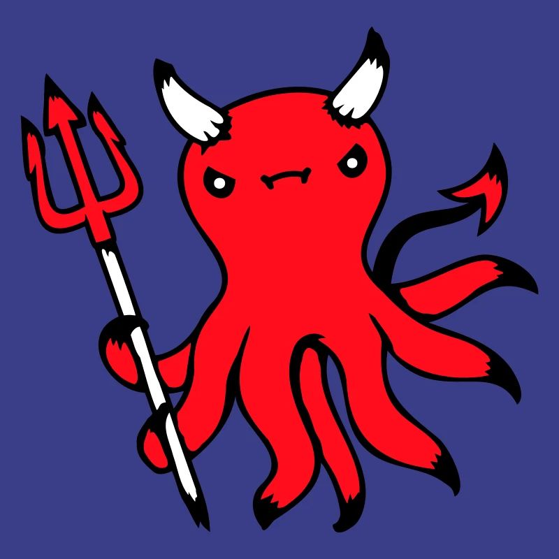 Octopus Devil Hell Satan Evil Purgatory Naughty