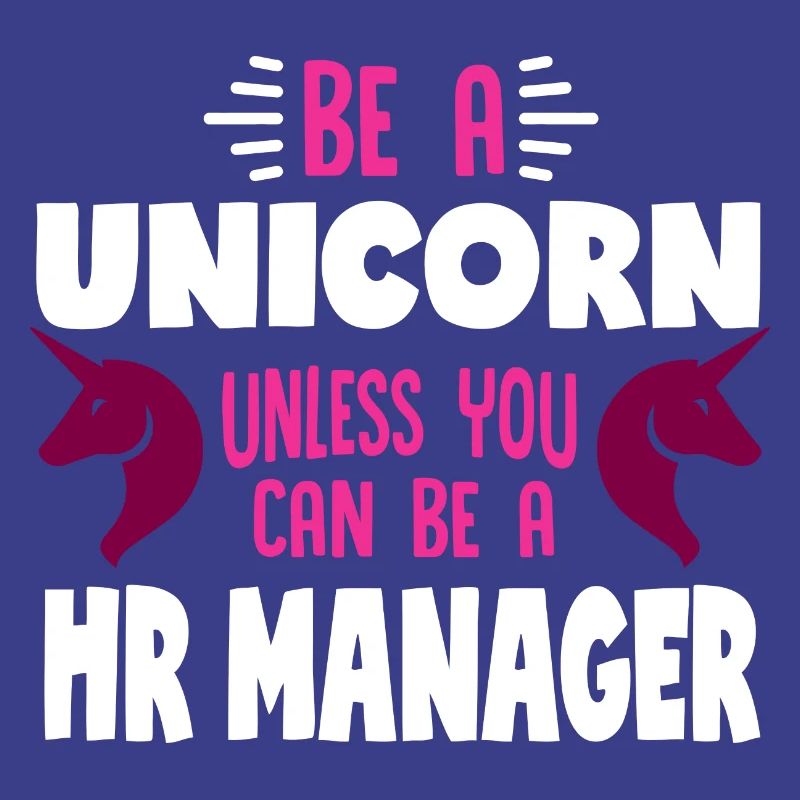 Pferd mit Horn oder HR Manager