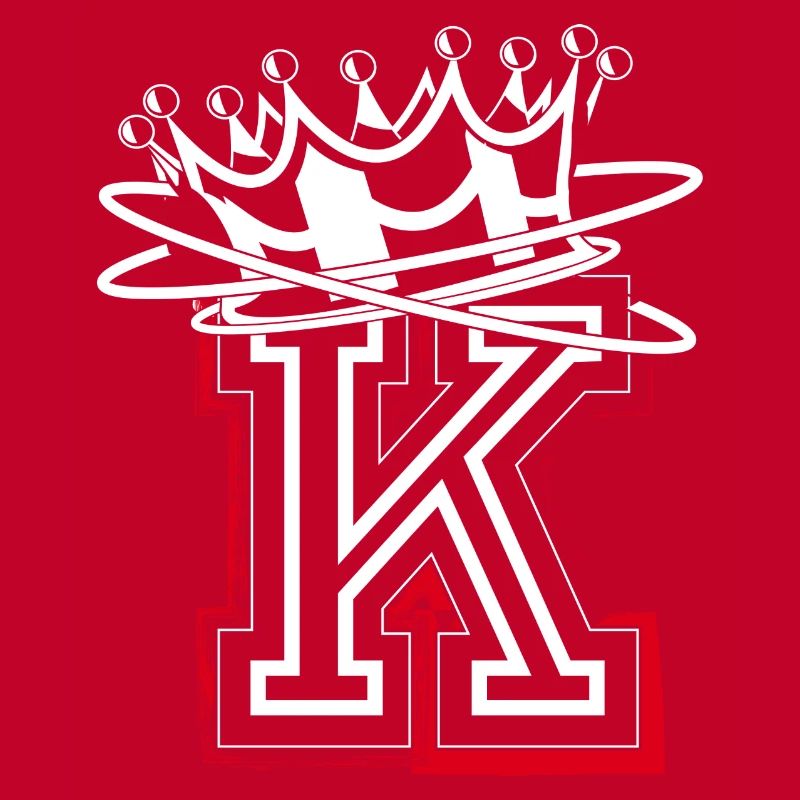 Letter K with crown