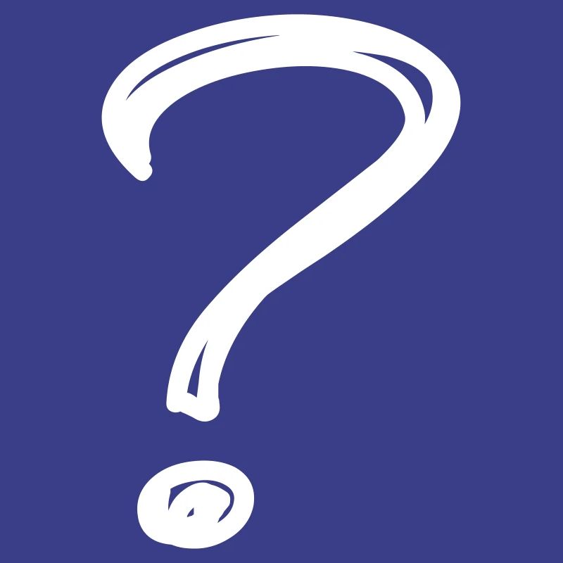A question mark