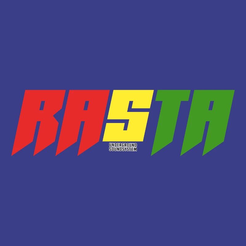 Rasta Farbblock Logo