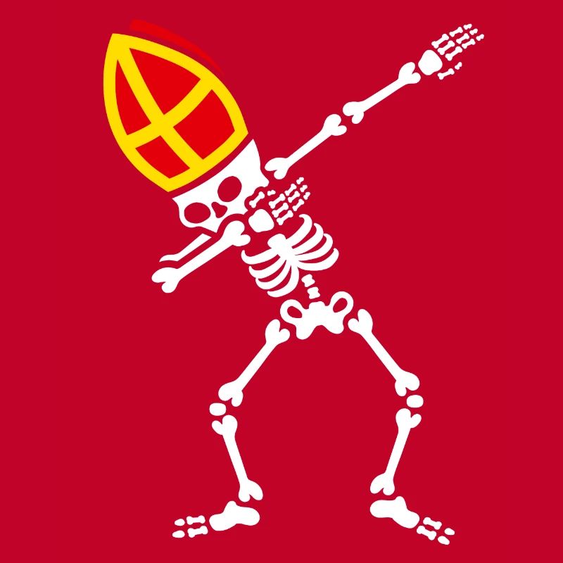 Dab Sinterklaas dab squelette Saint dabbing dabbing
