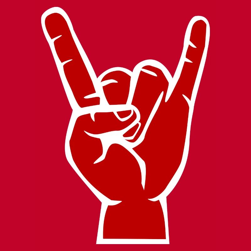 Devil's hand, Devil Rock cool metal symbol