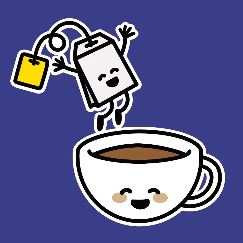 Tea bag tea cup tea drinker tea lover