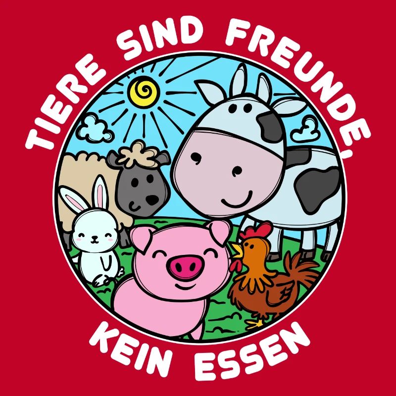 Schwein Kuh Vegan Statement Tierlieb