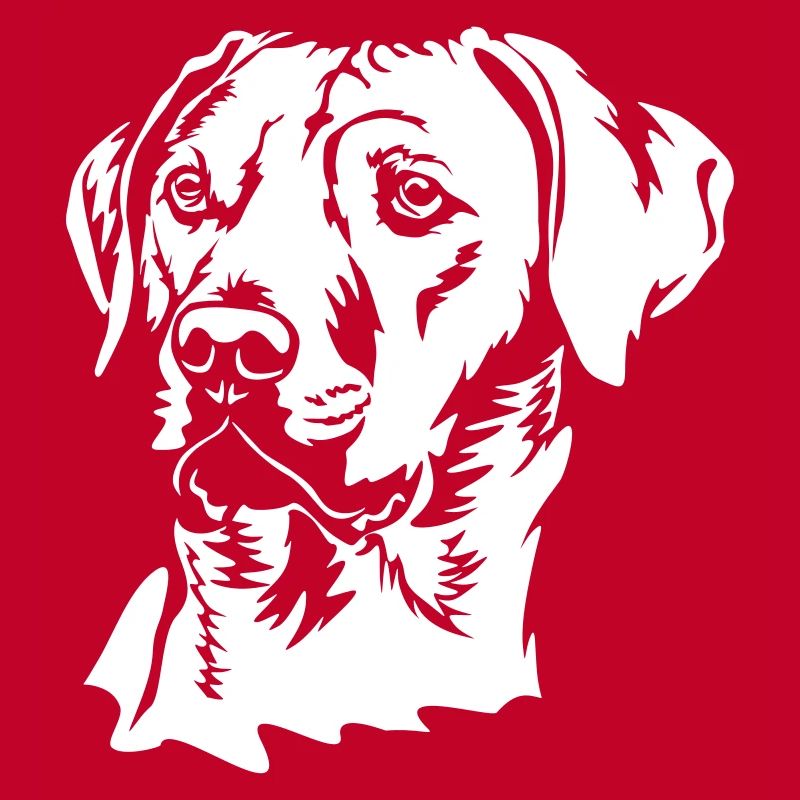 Tête de Rhodesian Ridgeback « Black Edition »