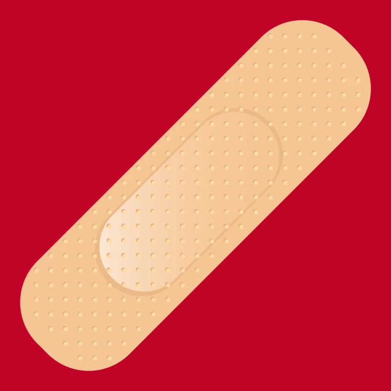 simple sticking plaster as a design element