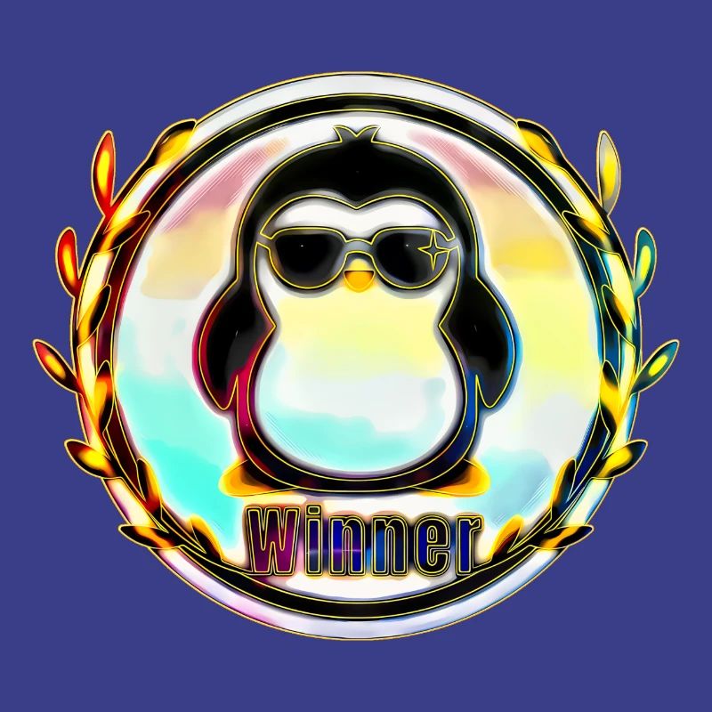 Sieger Pinguin Abzeichen