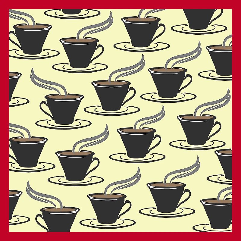 tolle küchenmuster, kaffeetassenmuster