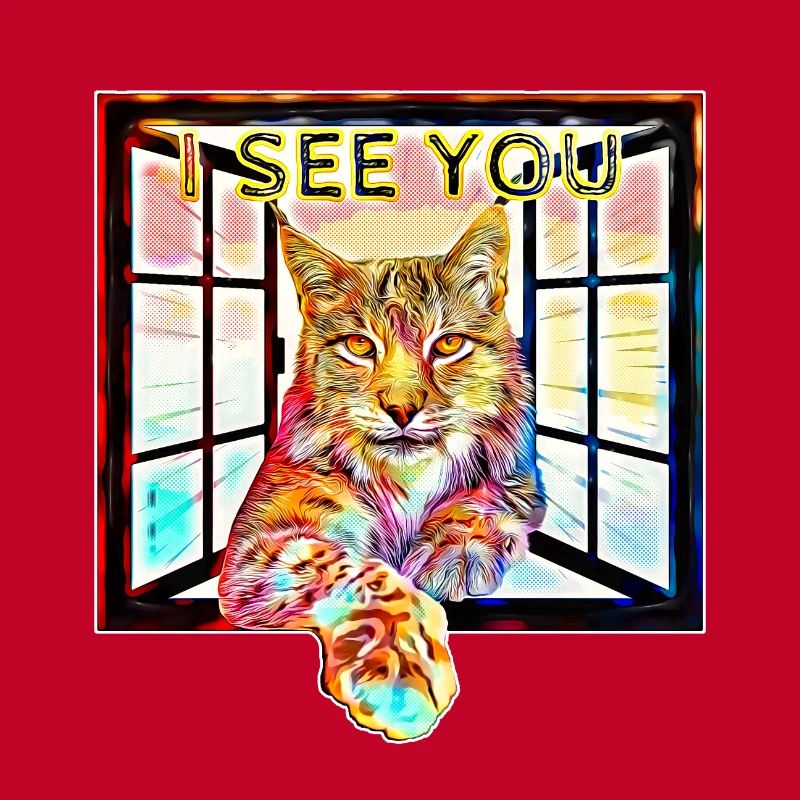 Le lynx avec sa perspective