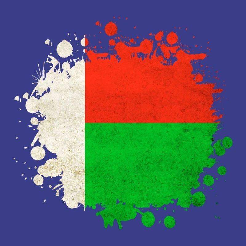Madagascar flags blob