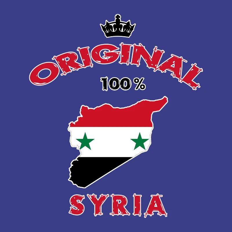 Design original du drapeau de la Syrie
