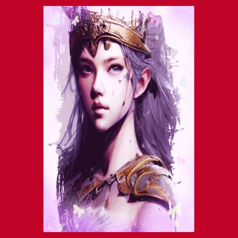 Valkyrie Amazon Warrior Fine Art Affiche