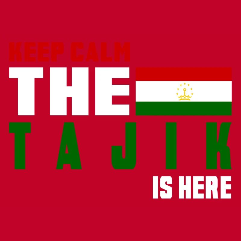 Design du drapeau du Tadjikistan Keep Cal