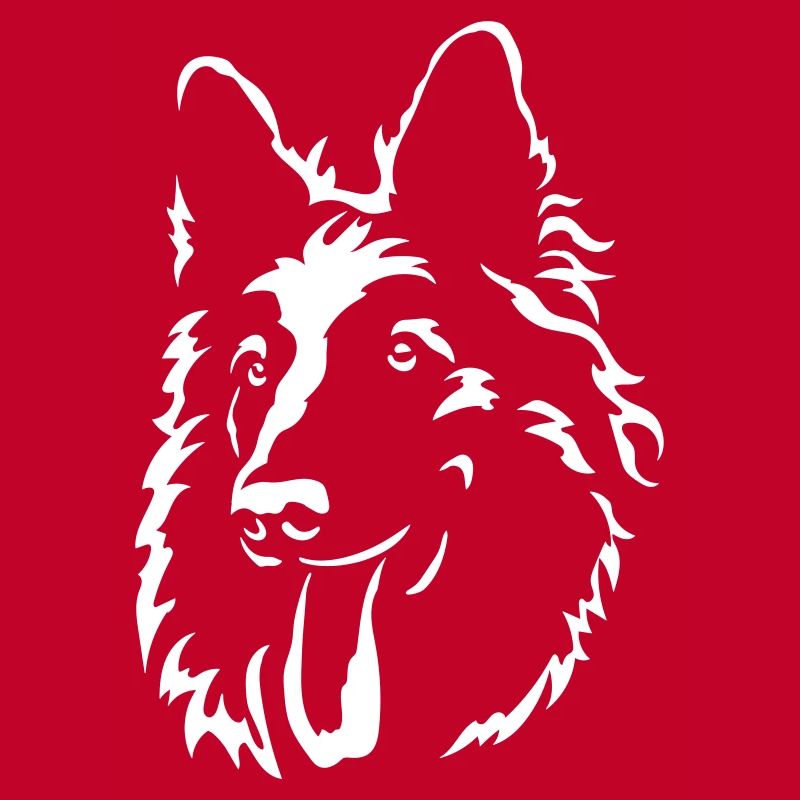 Schweizer Schäferhund Kopf "Black Edition"