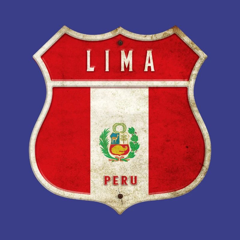 Design du drapeau de Lima (Pérou)