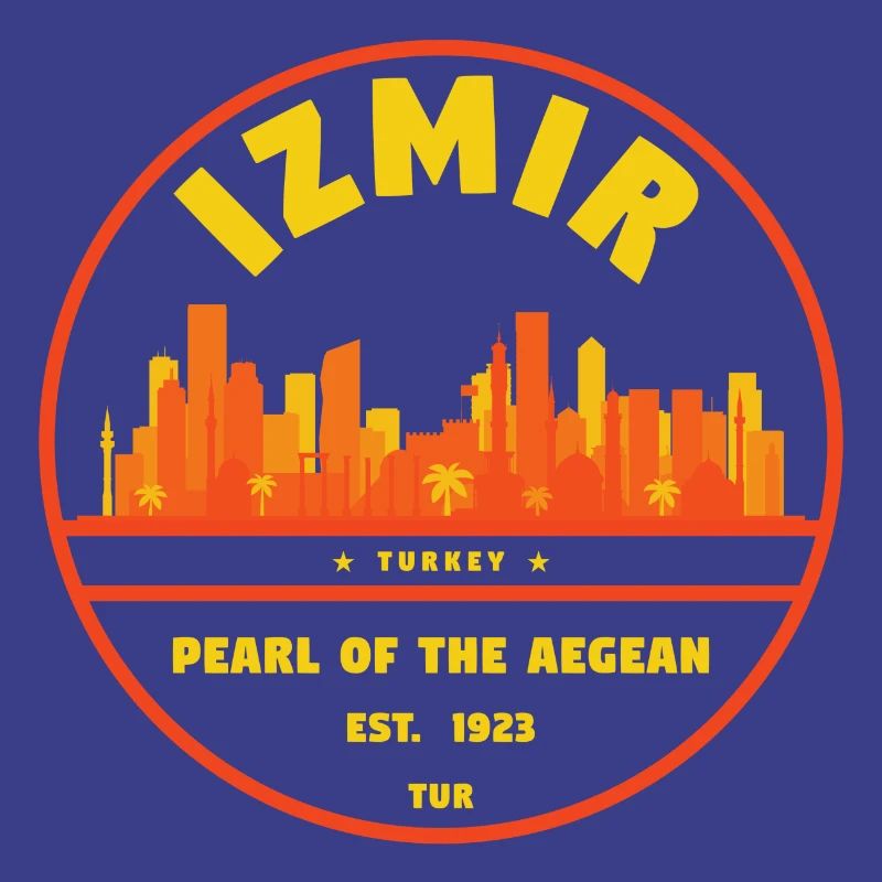 Insigne de la Skyline d’Izmir – Perle de la mer Égée