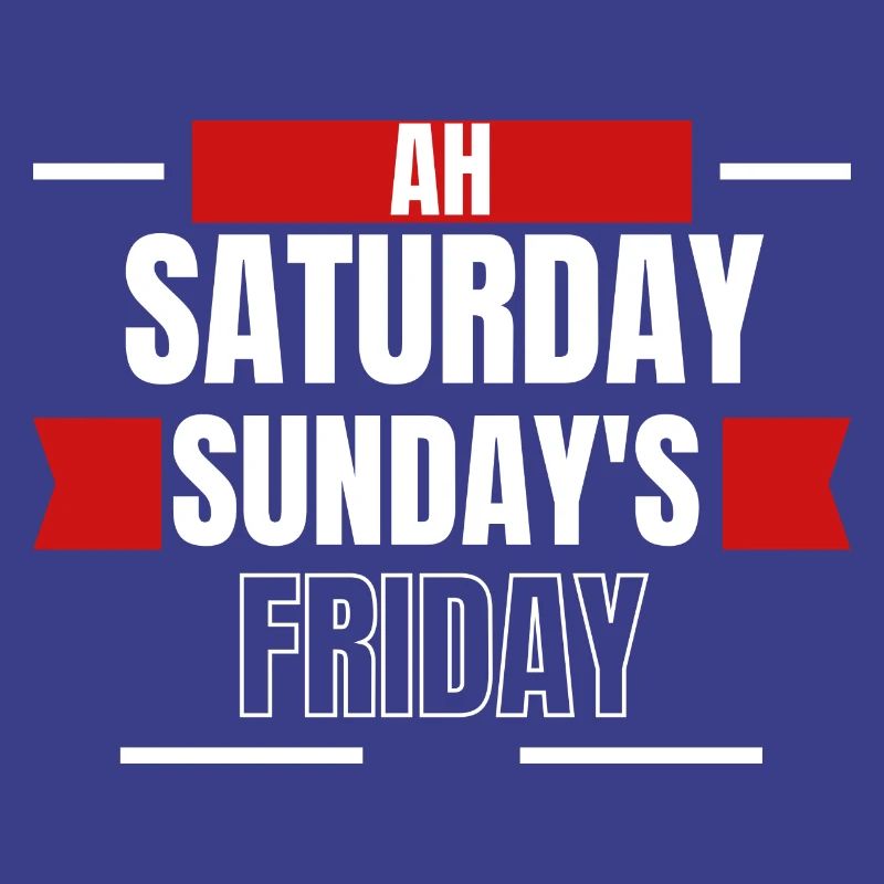 Ah, Weekend Days Mashup Tee