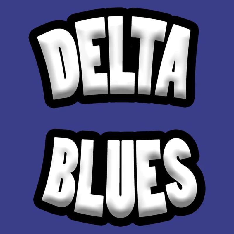 Delta Blues Retro Typography