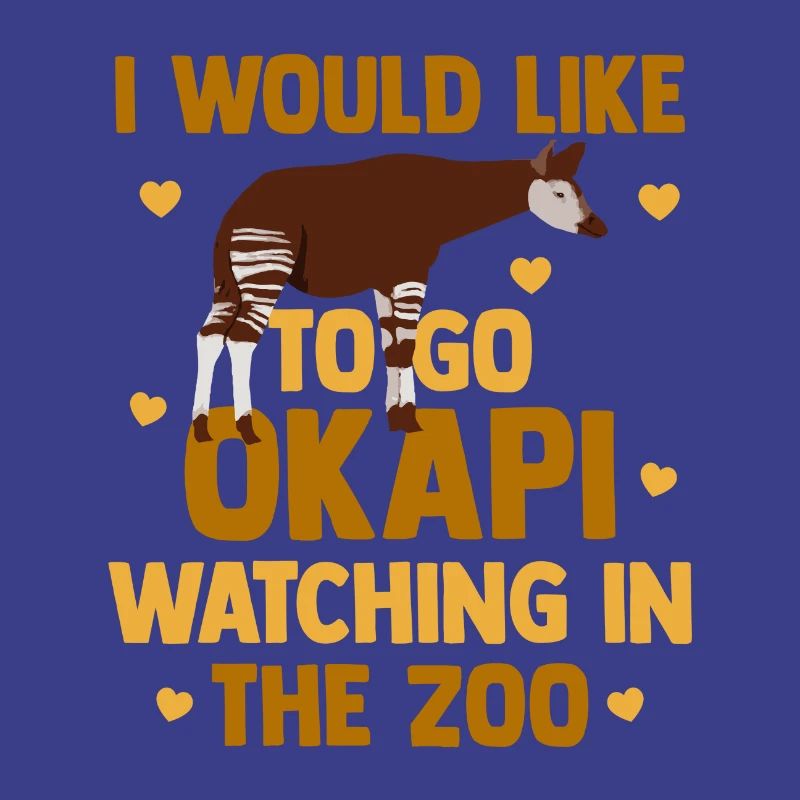 Okapi im Einklang mit der Natur