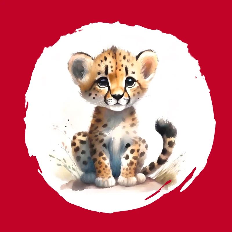 Aquarelle Guépard