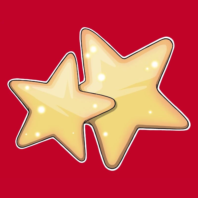 Glowing Starry Pattern Design for Apparel