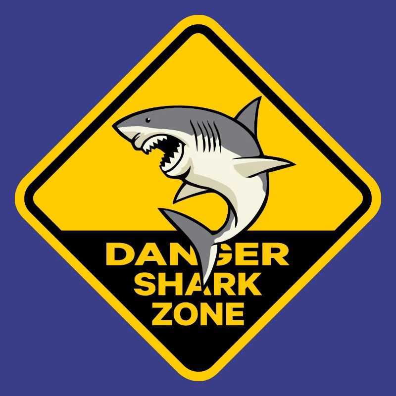 Zone de requins dangereux